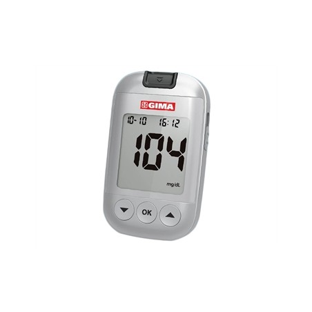 GLUCOMETRO GIMA mg/dL con penna pungidito - GB, IT, SE, FI