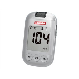 KIT GLUCOMETRO GIMA mg/dL - IT, DE, GR, Arabo
