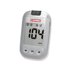 KIT GLUCOMETRO GIMA mg/dL con Bluetooth - GB, FR, IT, ES, PT, DE