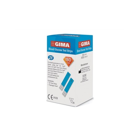 STRISCE GLUCOSIO per Glucometro Gima GB, FR, IT, ES, SI, BG