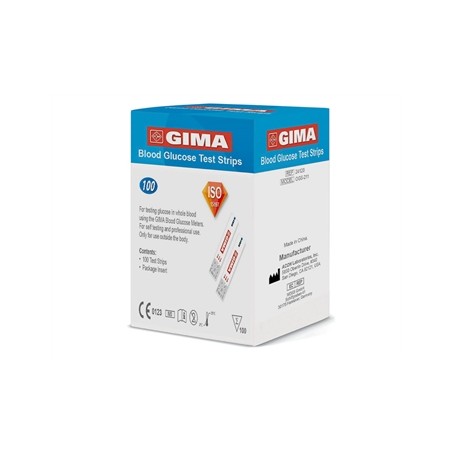 STRISCE GLUCOSIO per Glucometro Gima GB, FR, IT, ES, LV, EE