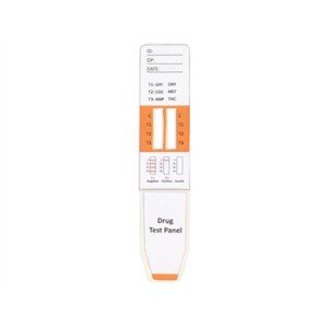MULTITEST MIDSTREAM SU SALIVA - 6 droghe, 8 parametri - professionale