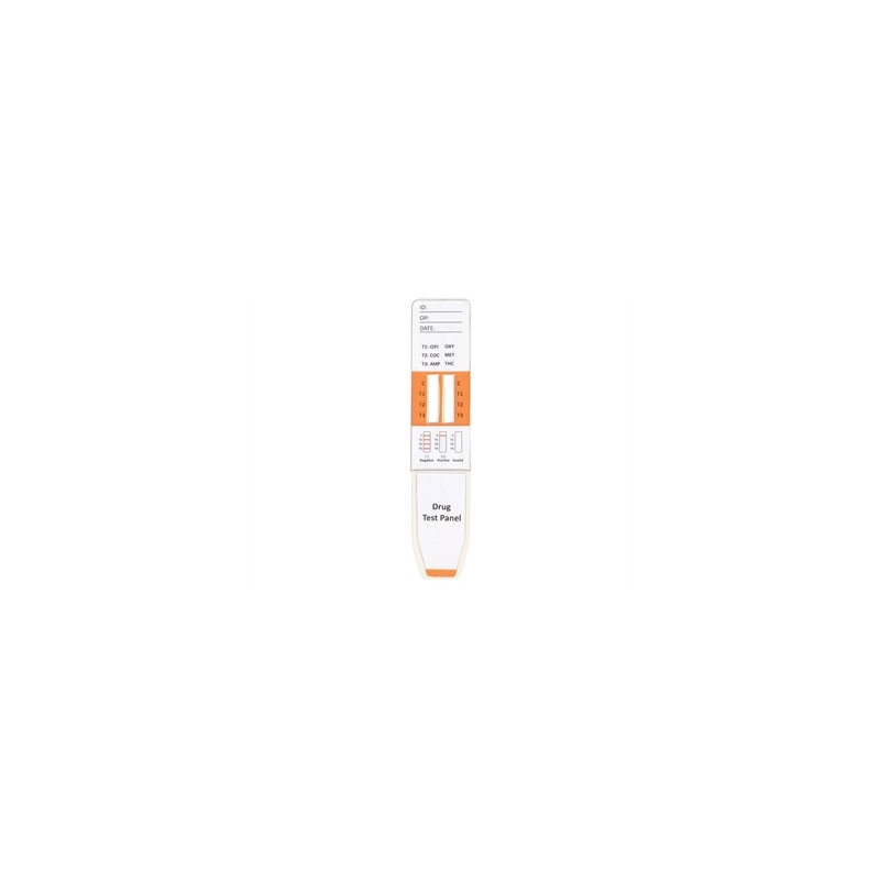 MULTITEST MIDSTREAM SU SALIVA - 6 droghe, 8 parametri - professionale