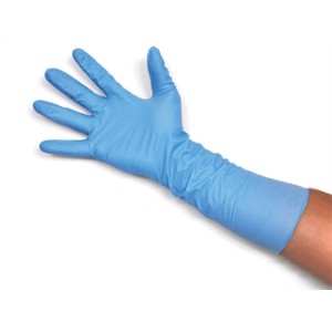 GUANTI NITRILE EXTRA LUNGHI - 400 mm - medi