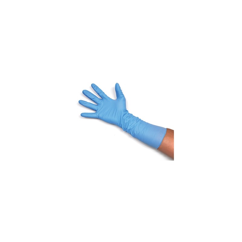 GUANTI NITRILE EXTRA LUNGHI - 400 mm - large
