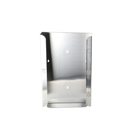 DISPENSER TRIPLO PER GUANTI - in acciaio INOX