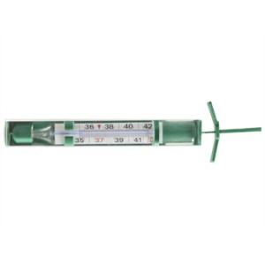 TERMOMETRO ECOLOGICO GIMA con lente di ingrandimento e shaker