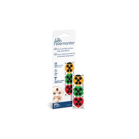 TERMOMETRO FEVER MONITOR 48 ore - blister da 3 pezzi