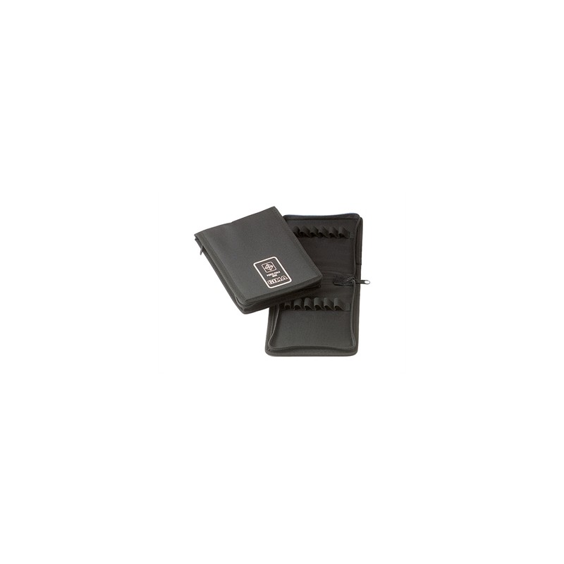 MINI PORTAFIALE ZIP - nylon nero