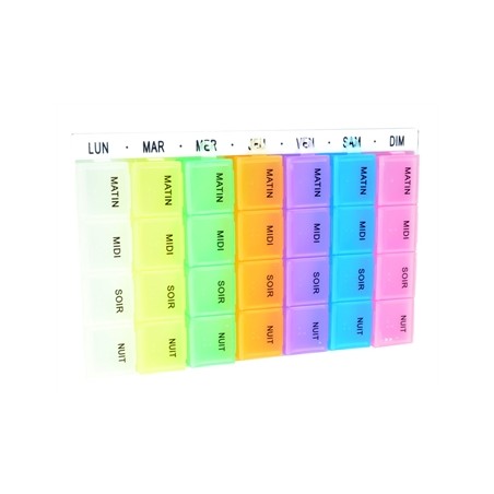 PORTAPILLOLE SETTIMANALE x4 EASY - francese