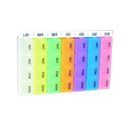 PORTAPILLOLE SETTIMANALE x4 EASY - italiano