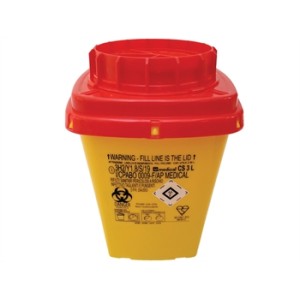 CONTENITORE RIFIUTI TAGLIENTI LINEA CS - 3 litri