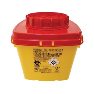 CONTENITORE RIFIUTI TAGLIENTI LINEA CS - 5 litri