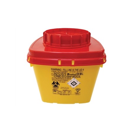 CONTENITORE RIFIUTI TAGLIENTI LINEA CS - 5 litri
