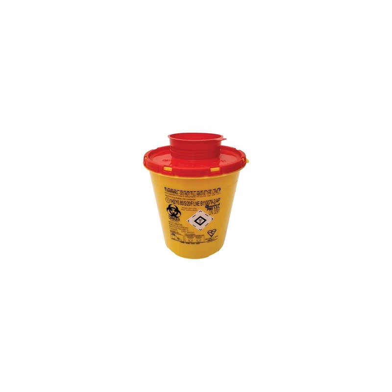 CONTENITORE RIFIUTI TAGLIENTI LINEA PBS - 1,5 litri