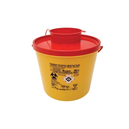 CONTENITORE RIFIUTI TAGLIENTI LINEA PBS - 5 litri