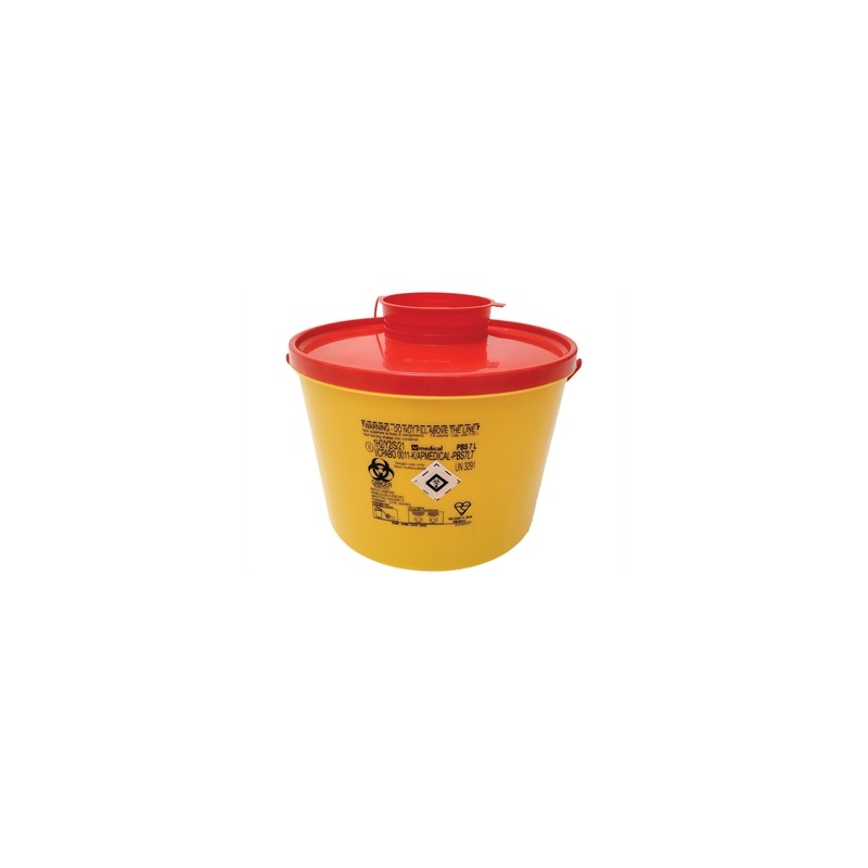 CONTENITORE RIFIUTI TAGLIENTI LINEA PBS - 7 litri
