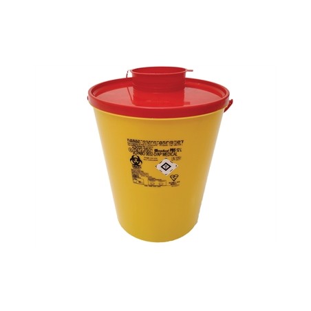CONTENITORE RIFIUTI TAGLIENTI LINEA PBS - 12 litri