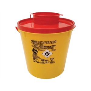 CONTENITORE RIFIUTI TAGLIENTI LINEA PBS - 6 litri