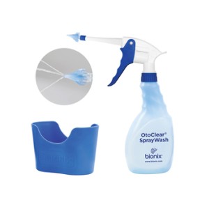 KIT D'IRRIGAZIONE AURICOLARE PER LAVAGGIO SPRAY OTOCLEAR - bottiglia da 500 ml