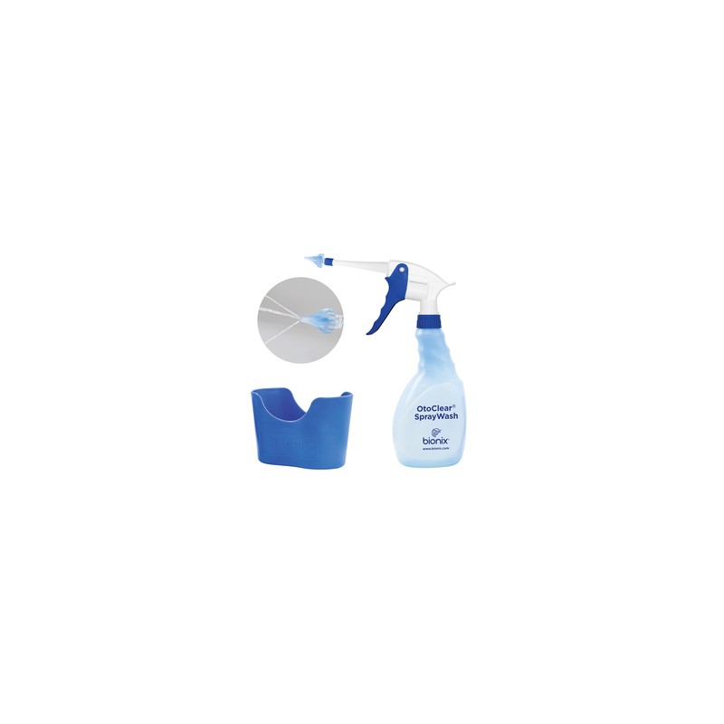 KIT D'IRRIGAZIONE AURICOLARE PER LAVAGGIO SPRAY OTOCLEAR - bottiglia da 500 ml