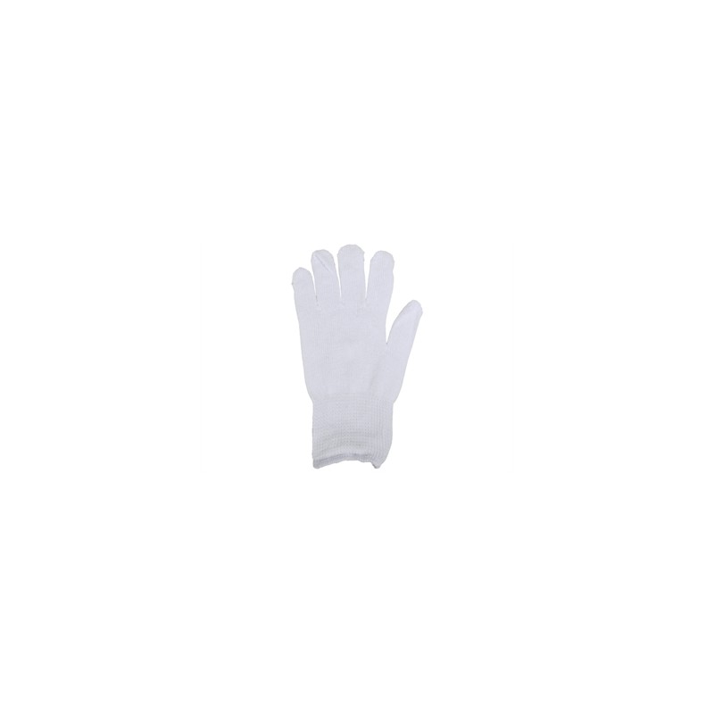 GUANTI IN COTONE - misura 8 - 8,5 - bianchi - polsino