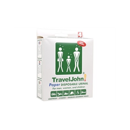 TRAVELJOHN WC PORTATILE IN CARTA - 800 cc