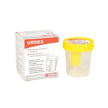 CONTENITORE URINE PLUS 120 ml con campionatore