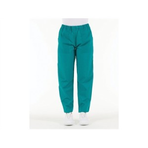 PANTALONI COTONE - verdi - XS