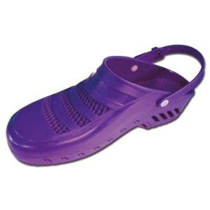 ZOCCOLI VIOLA - con fori e cinturino - 42