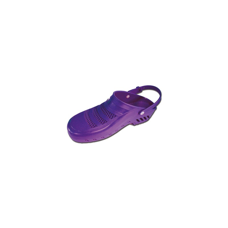 ZOCCOLI VIOLA - con fori e cinturino - 42