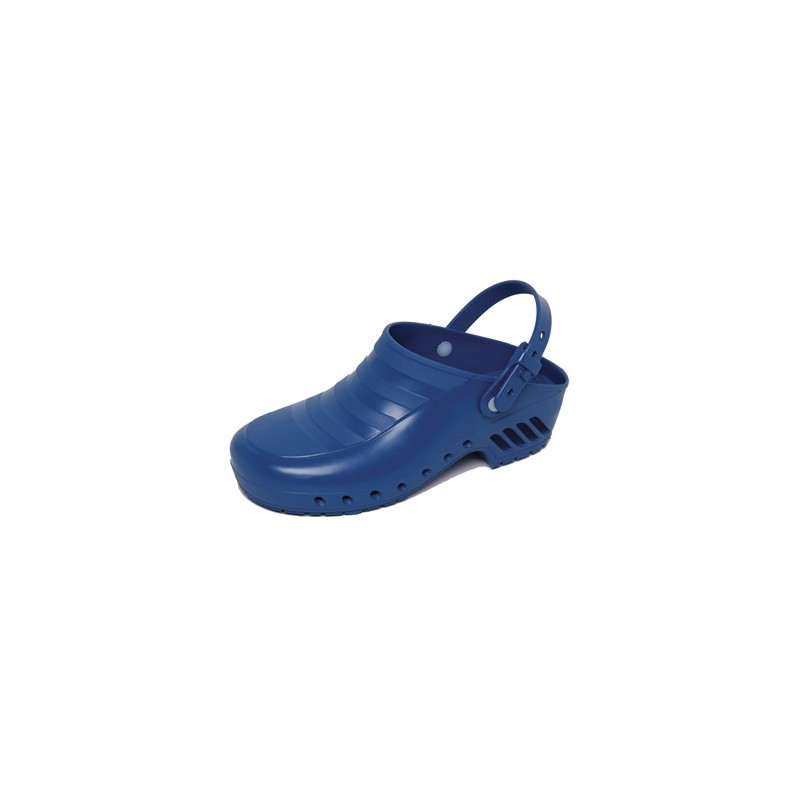 ZOCCOLI BLU - senza fori con cinturino - 37