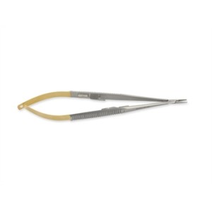 PORTA AGHI CASTROVIEJO C.T. RETTO - 14 cm - punte zigrinate