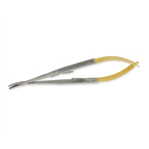 PORTA AGHI CASTROVIEJO C.T. CURVO - 14 cm - punte zigrinate