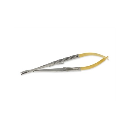 PORTA AGHI CASTROVIEJO C.T. CURVO - 14 cm - punte zigrinate