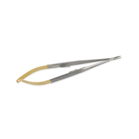 PORTA AGHI CASTROVIEJO C.T. CURVO - 21 cm - punte zigrinate