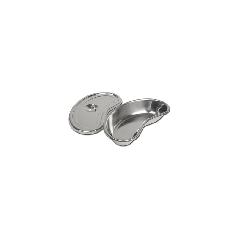 BACINELLA RENIFORME INOX CON COPERCHIO - 309x149X59 mm