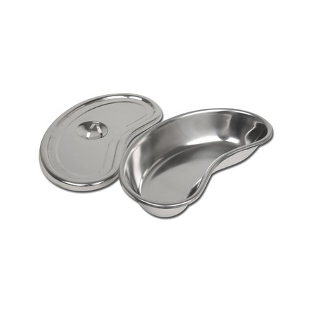 BACINELLA RENIFORME INOX CON COPERCHIO - 309x149X59 mm