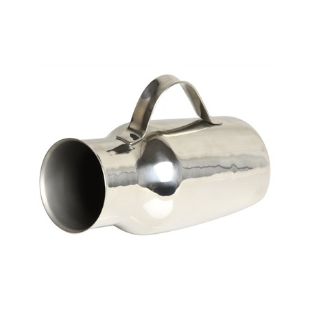 URINALE MASCHILE DIAGONALE ACCIAIO INOX diametro 85x220 mm - 1,5 l