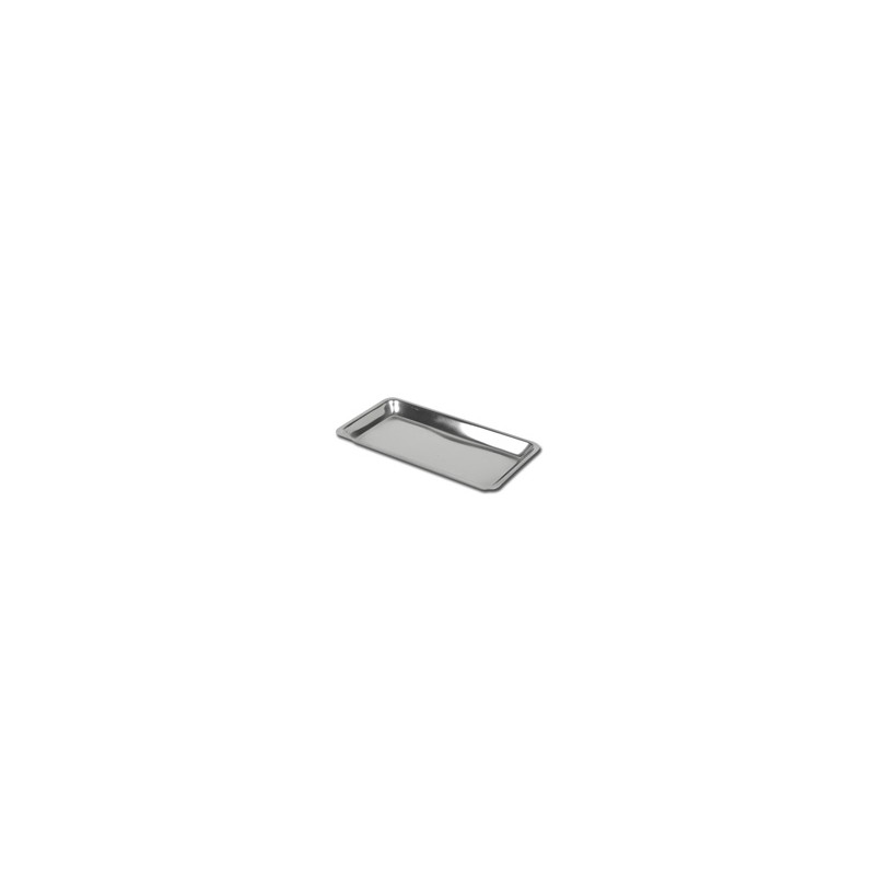 VASSOIO DENTALE ACCIAIO INOX 208x109x15 mm