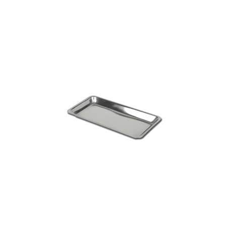 VASSOIO DENTALE ACCIAIO INOX 208x109x15 mm
