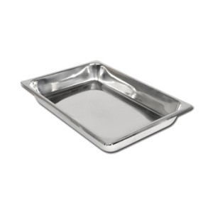 VASSOIO ACCIAIO INOX 355x254x50 mm