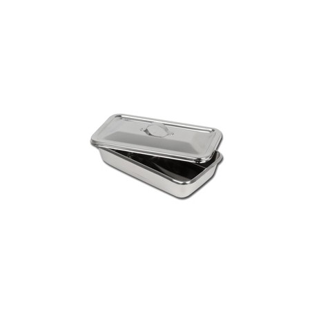VASSOIO+COPERCHIO INOX 223x126x45 mm
