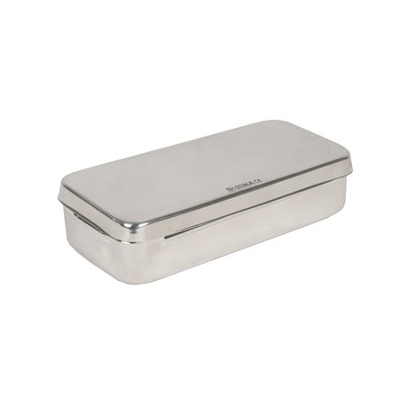 SCATOLA ACCIAIO INOX 18x8x4 cm