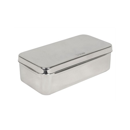 SCATOLA ACCIAIO INOX 20x10x6 cm
