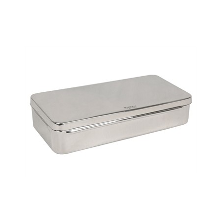 SCATOLA ACCIAIO INOX 30x15x6 cm