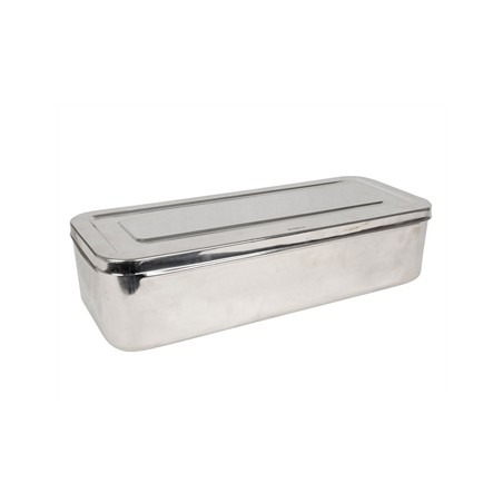 SCATOLA ACCIAIO INOX 50x20x10 cm