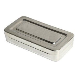 SCATOLA ACCIAIO INOX - 20x10x4 cm
