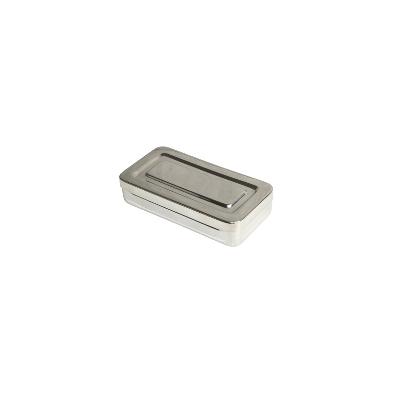 SCATOLA ACCIAIO INOX - 20x10x4 cm