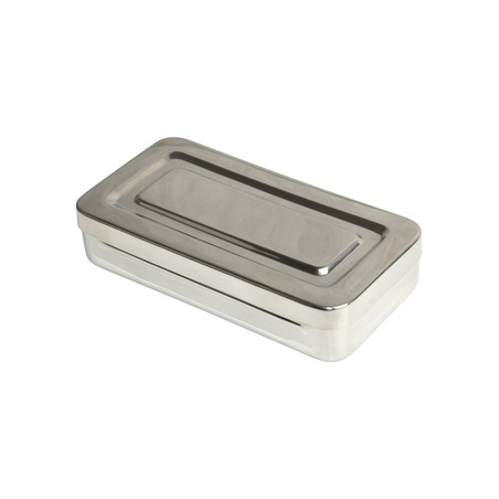 SCATOLA ACCIAIO INOX - 20x10x4 cm